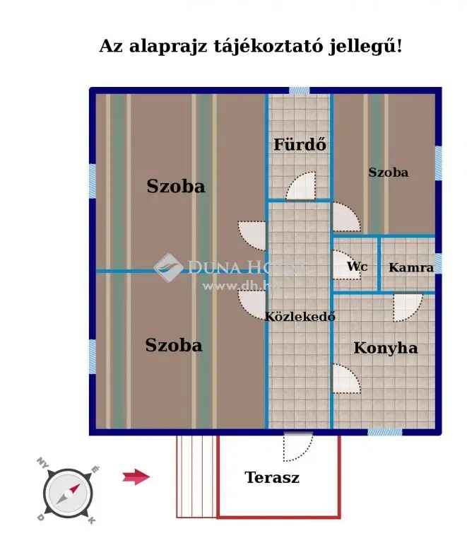 Toronyi 100 nm-es 3 szobás családi ház eladó