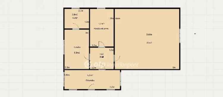Szerep központjában eladó családi ház 1102 m2-es telken