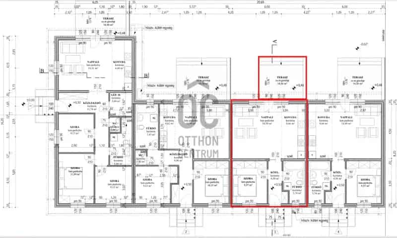 Kocséri új építésű sorház eladó - 47 m2 - Hőszivattyú - Klíma
