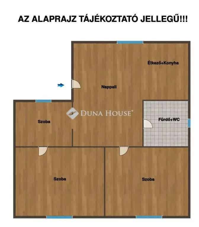 79nm-es Családi Ház Eladó Bősárkányon 800nm-es Telekkel