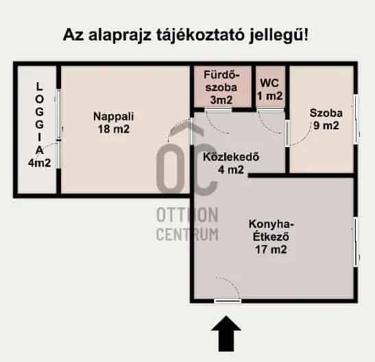 52 nm-es Panellakás Kossuth Térnél Eladó