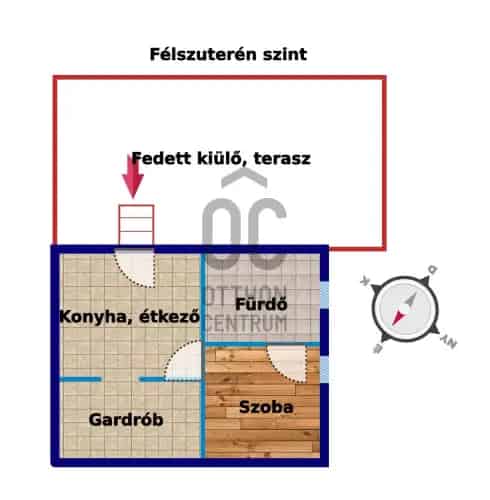 Csóri hétvégi ház eladó panorámás kilátással