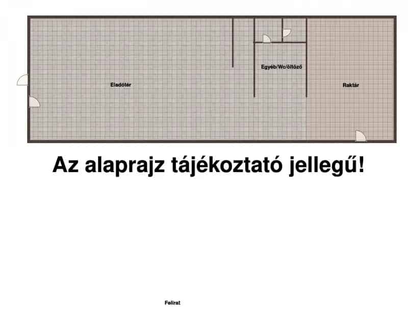 Erk - 200m2-es Üzlethelyiség Eladó - Pékség Cukrázda Sport