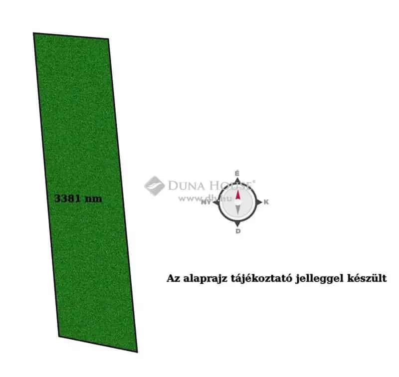 Verőce 3381 nm-es zártkerti ingatlan eladó