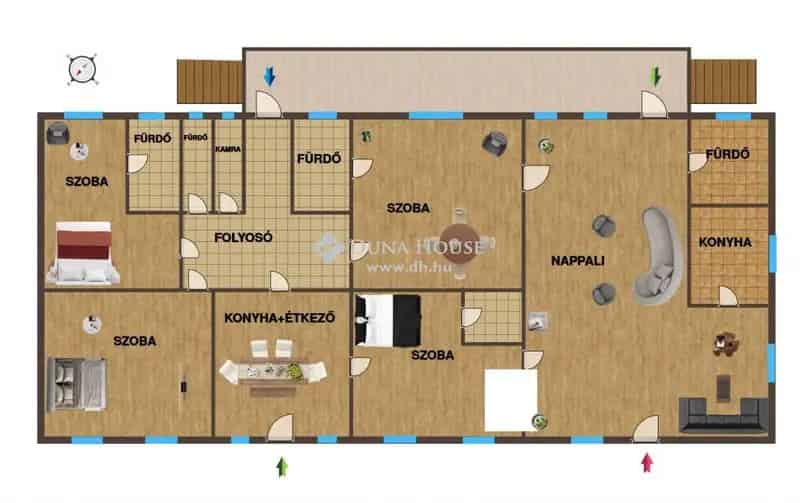 Panorámás családi ház Kőszegdoroszlón hatalmas telekkel eladó