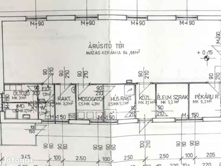 Cibakháza 120m2-es Élelmiszerüzlet Eladó 3016m2 Telken