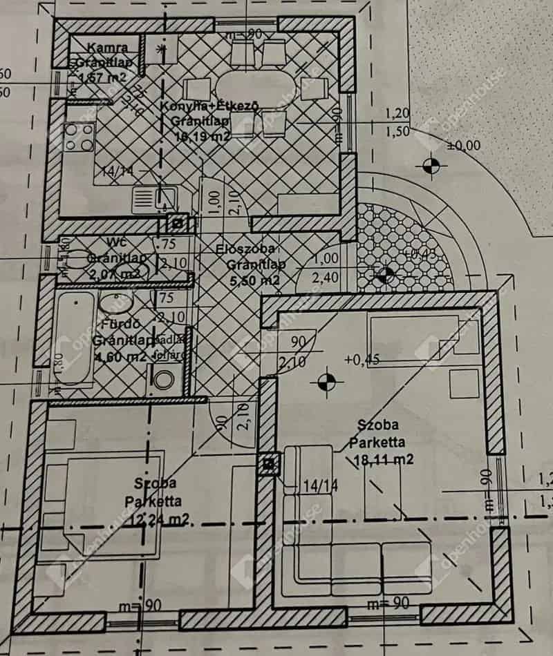 Debreceni családi ház eladó 70nm 2 szoba