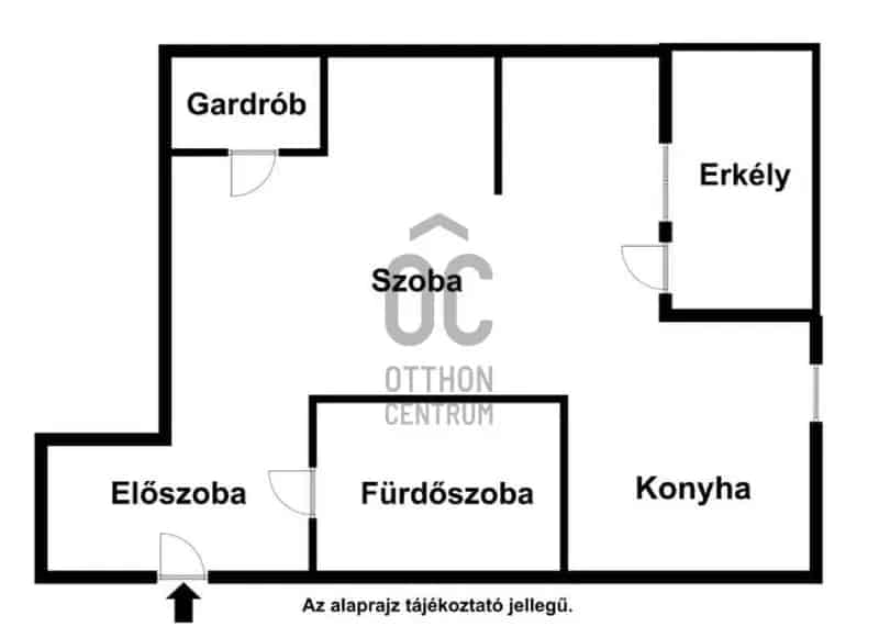 39nm-es Lakás Debrecenben eladó - Gardrób, Erkély, Gázcirkó, Klíma