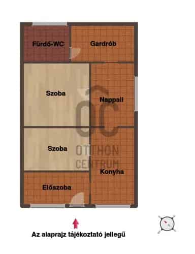 Dunakeszi eladó házrész 63nm - Kertkapcsolat