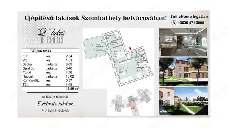 Prémium lakások üzletek Szombathely belvárosában