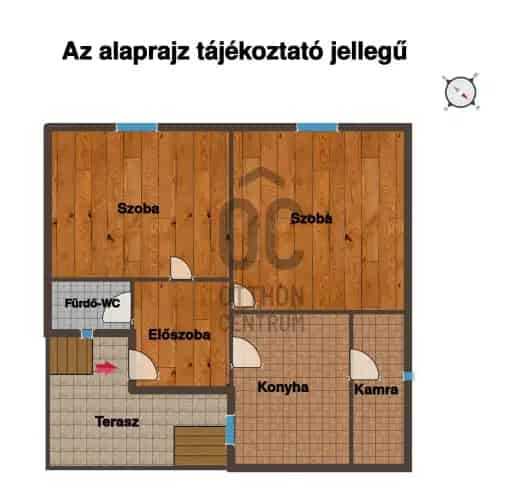 Jánosháza családi ház eladó 62 nm 862 nm kerttel