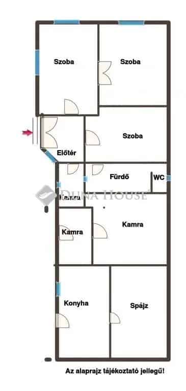 115m2-es családi ház eladó Borotán