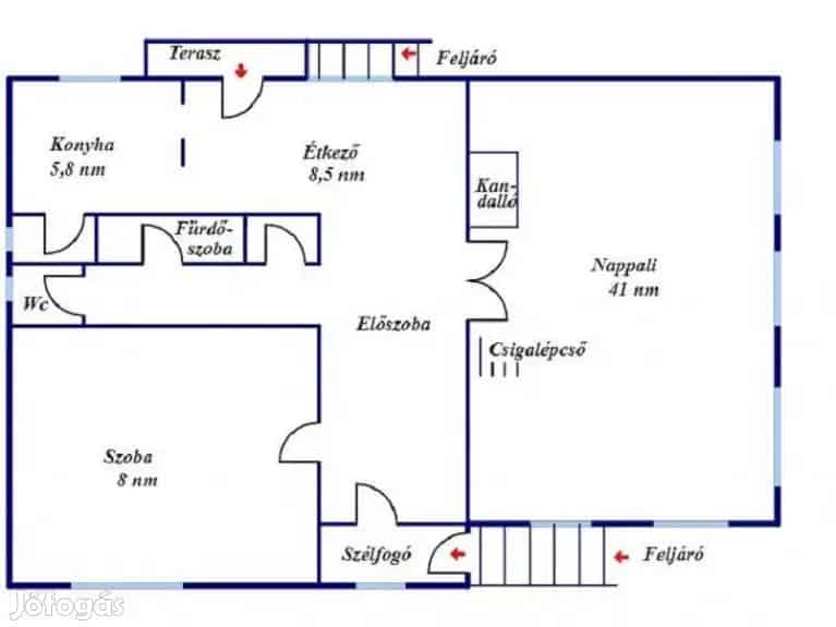 Eladó 5 szobás ház Szerencsen 857 nm-es telken