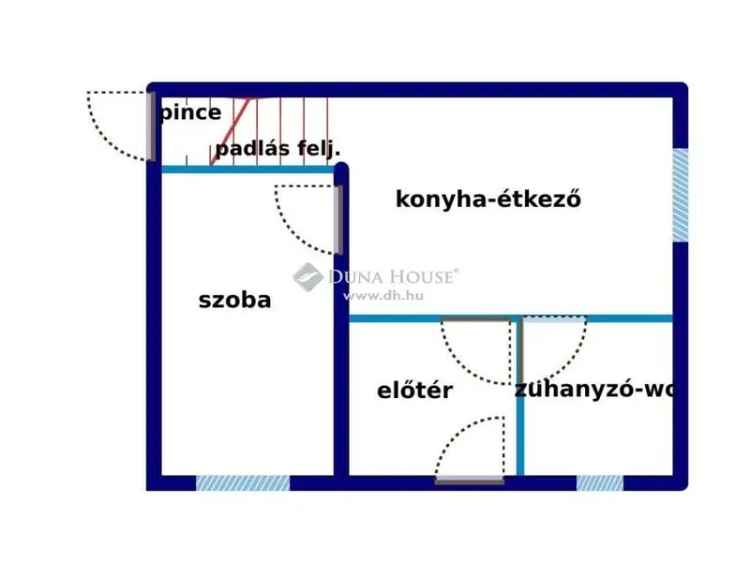 24 nm-es ház Tata Benczúr Gyula úton 967 nm telekkel