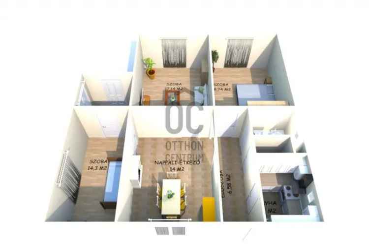 Abonyi családi ház eladó vasútállomásnál 86m2 736m2 telekkel