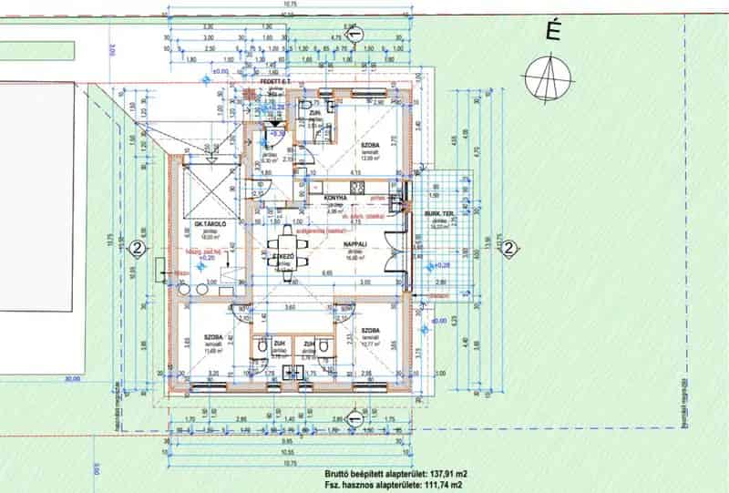 Debrecen Újépítésű Családi ház Eladó - Hőszivattyú - 3 Szoba