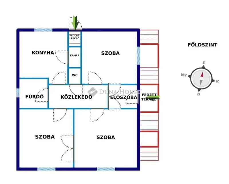 Bicskei családi ház eladó 72+40nm-es kerttel