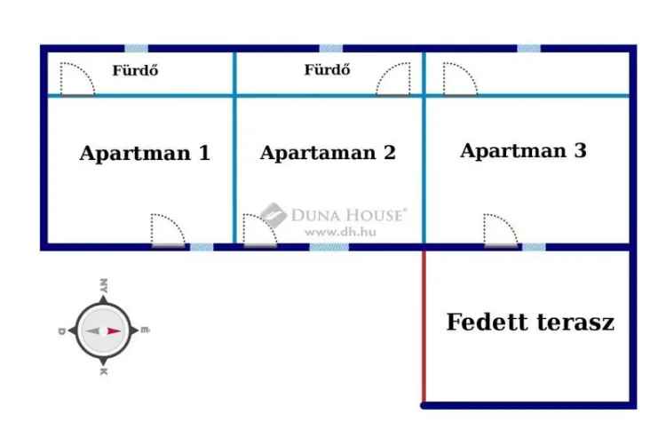 Balatonfüzfő több generációs családi ház apartmanokkal eladó