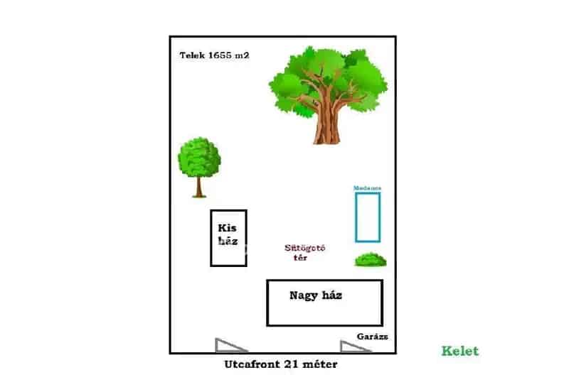 Budatétényben eladó 3 generációs családi ház nagy kerttel