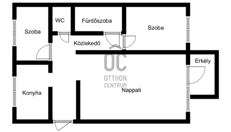 Budapest XVIII kerület eladó lakás 62 nm erkély gázcirkó