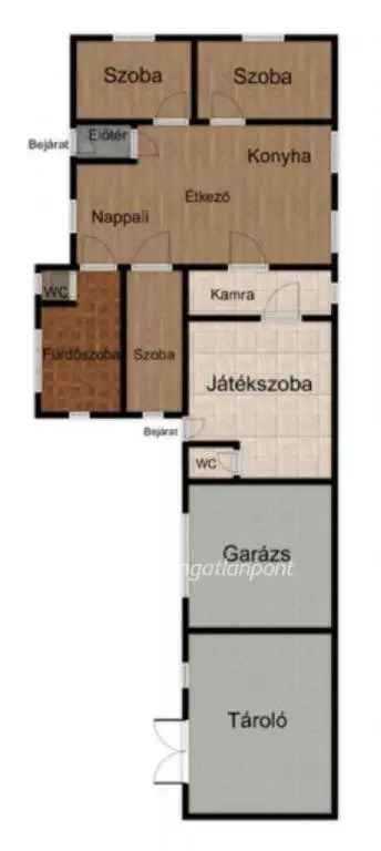 140 m2-es 4 szobás családi ház Balmazújvárosban
