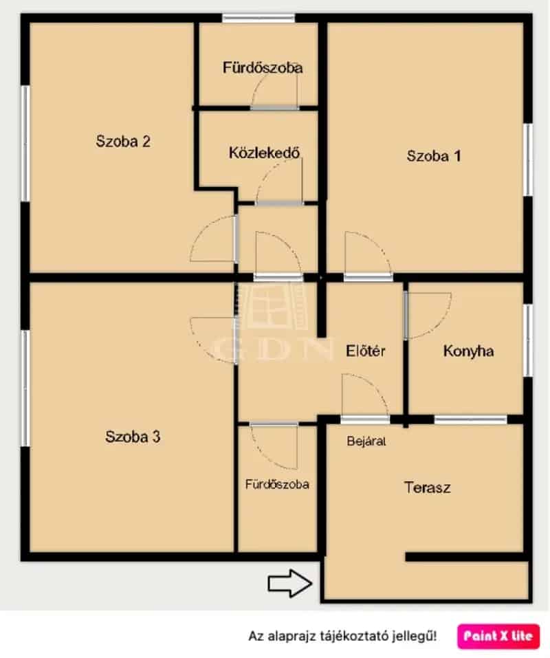 Hatvan központjához közeli 130 nm-es 3 szobás családi ház eladó