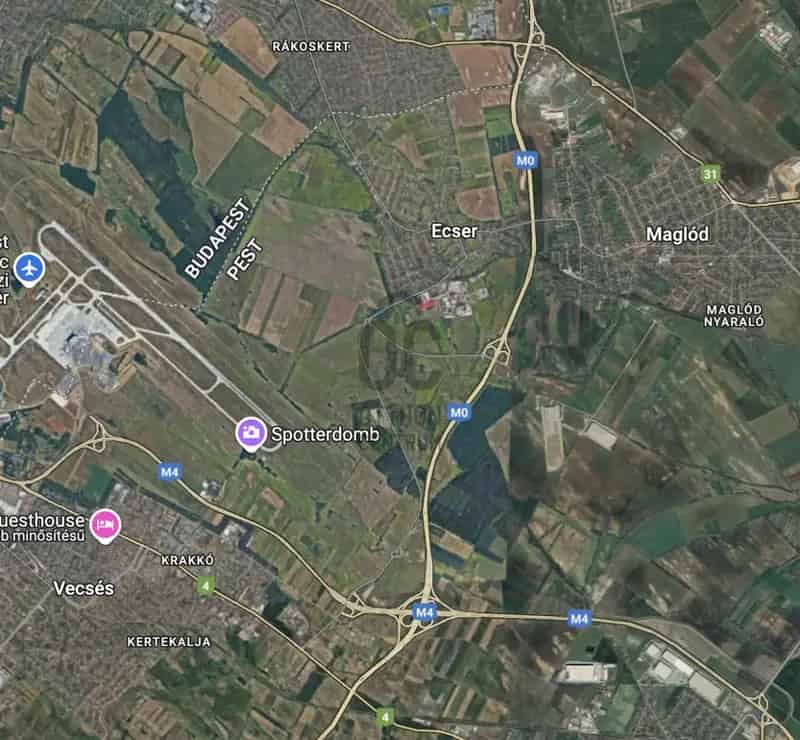 Maglód telek eladó M0 M4 autópályák mellett