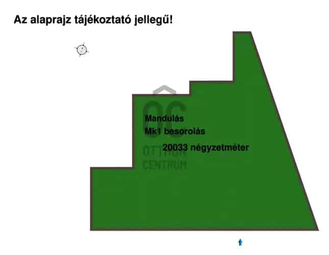 Zánkai eladó telek 20033 m2 - 100 m2 beépíthetőség