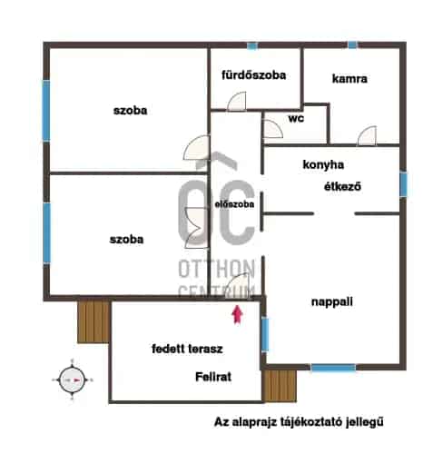 Jászfényszaru családi ház eladó 84m2 1084m2 telekkel