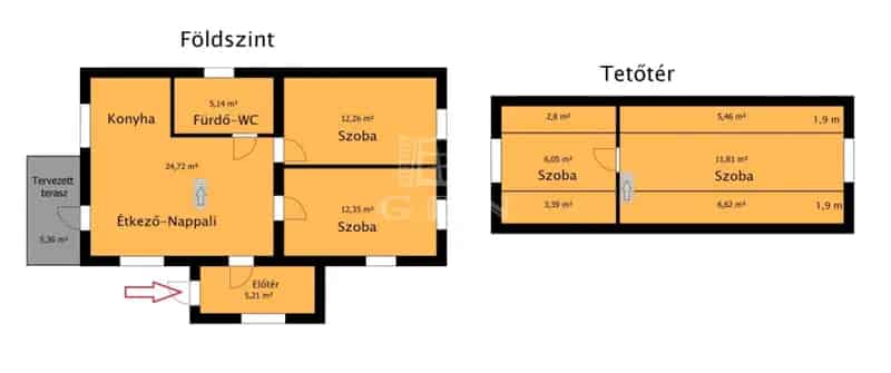 Ongai családi ház eladó - csendes környezetben