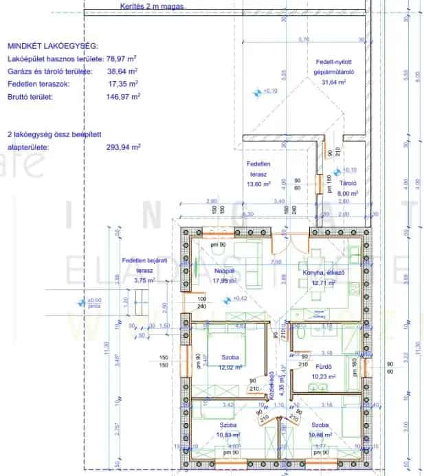 Újszentiván Ikerház Eladó 87 6 m2 3 Szoba Garázs