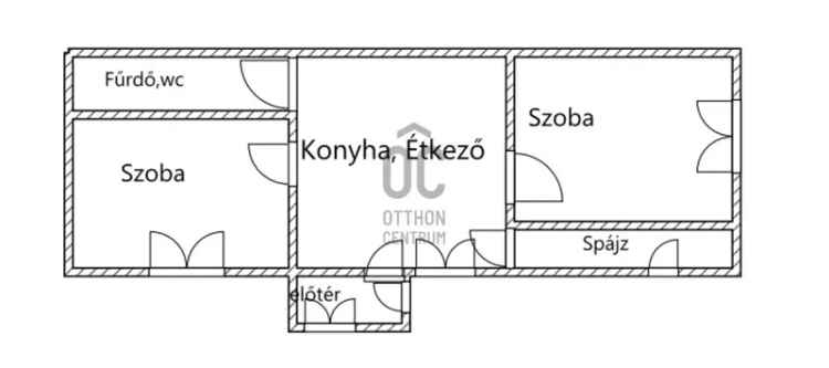 Vámospércsi családi ház eladó - felújított, 63nm, 2 szoba