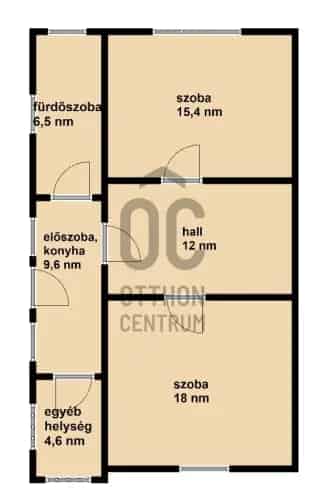 Tápiógyörgye családi ház eladó 66 nm 3 szoba felújítandó