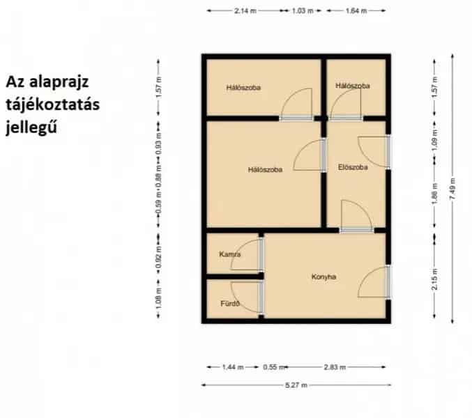Földeák 86 nm-es családi ház eladó