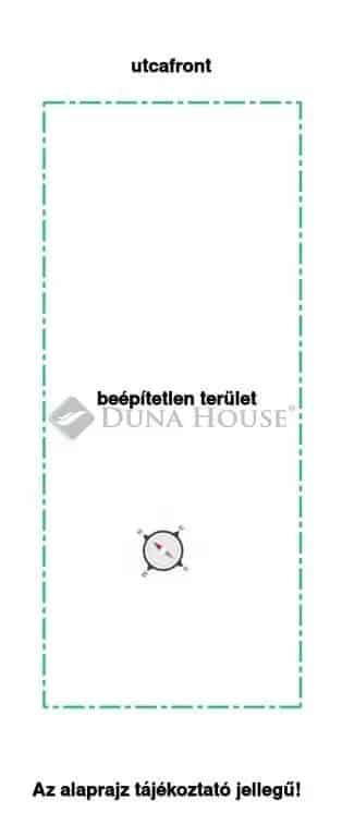 2158 m2-es építési telek Dég csendes utcájában