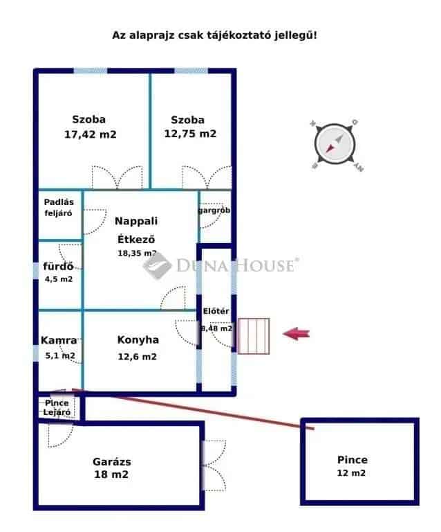 86 m2-es családi ház eladó Szigetszentmártonban 695 m2 telekkel