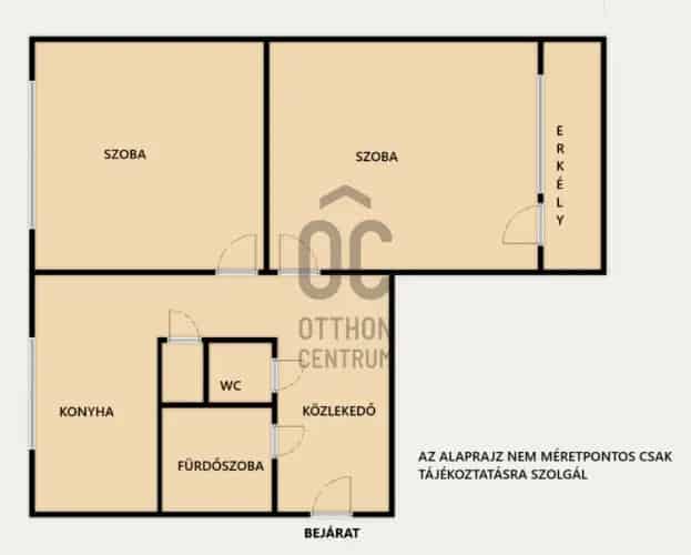 Százhalombattai 2 szobás panel lakás eladó - 52 nm - erkély - alacsony rezsi