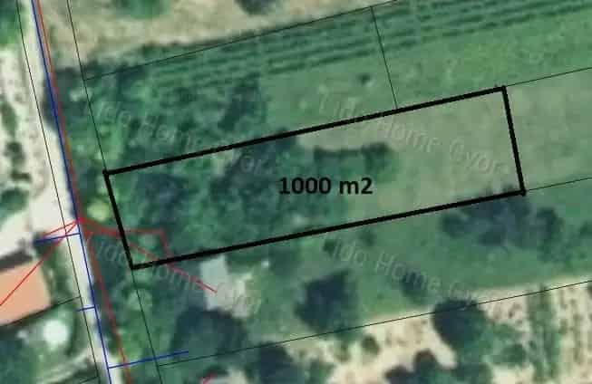 Panorámás Telek Eladó Győrújbaráton 1000 m2