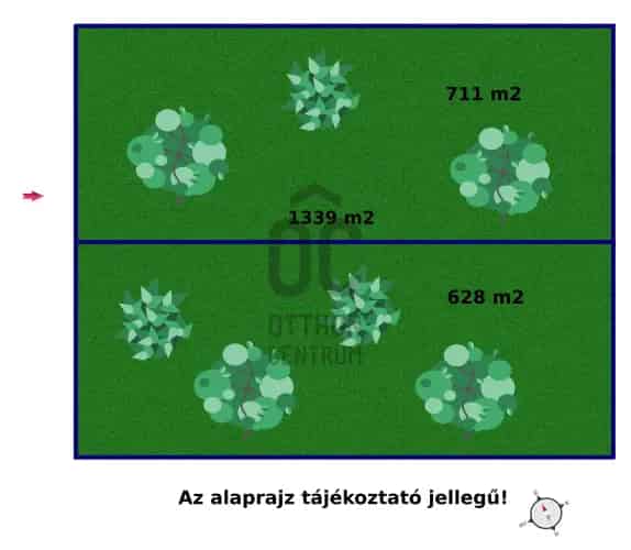 Budakeszi Makkosmáriai építési telek eladó 1339 nm