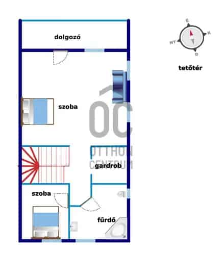 Dunabogdányi családi ház eladó 128 nm 3 szoba panoráma