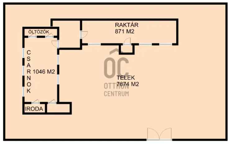 Pálmonostorai eladó kereskedelmi ingatlan, UZ011364