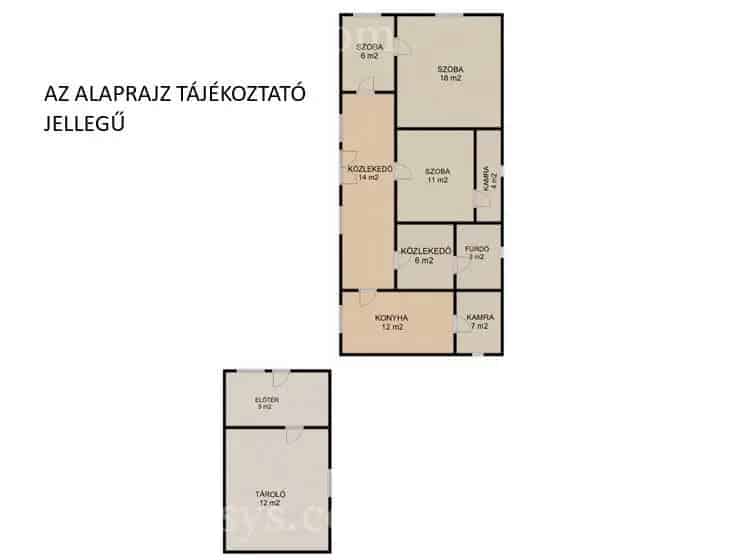 Felujítandó családi ház Békéscsabán 80m2 970m2 telekkel