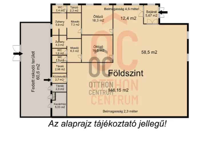 Dunaújvárosi eladó üzletház 610 m2 - Többfunkciós ingatlan