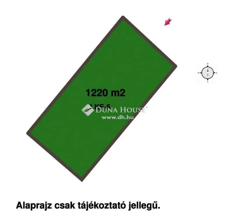 Kartali Telek Elado 1220 m2 LKE-5 Ovezetben