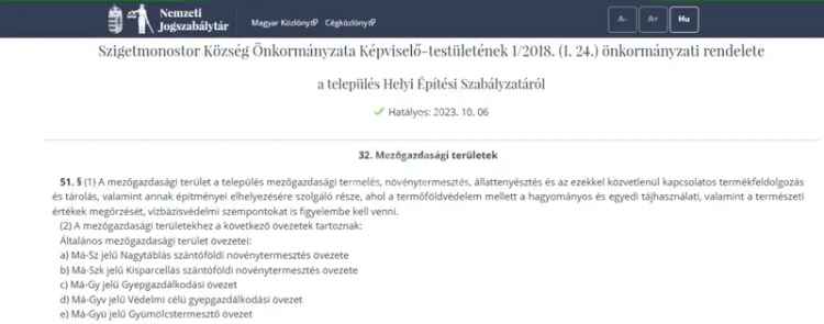 Szigetmonostor Duna-parti terület eladó 25 272 nm