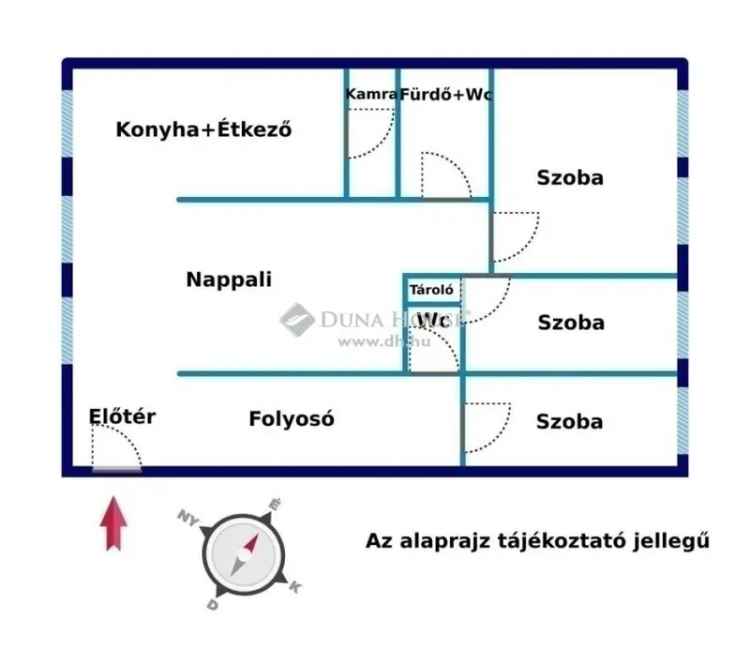 Francia erkélyes családi lakás felújítva