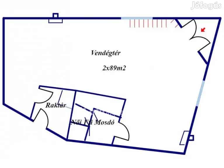 Elado Üzlethelyiség Nyíregyházán 178m2 Parkolási Lehetőséggel