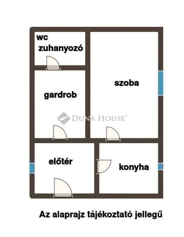 36 m2-es 1 szoba + nagy előteres ház eladó - Csendes vidéki élet
