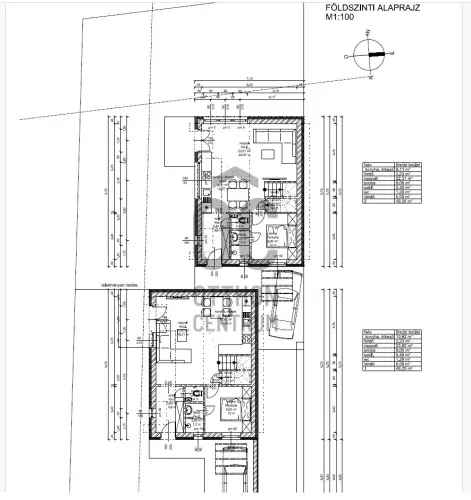 Kapuvári új építésű ikerház eladó - 90 m2 - 3 hálószoba