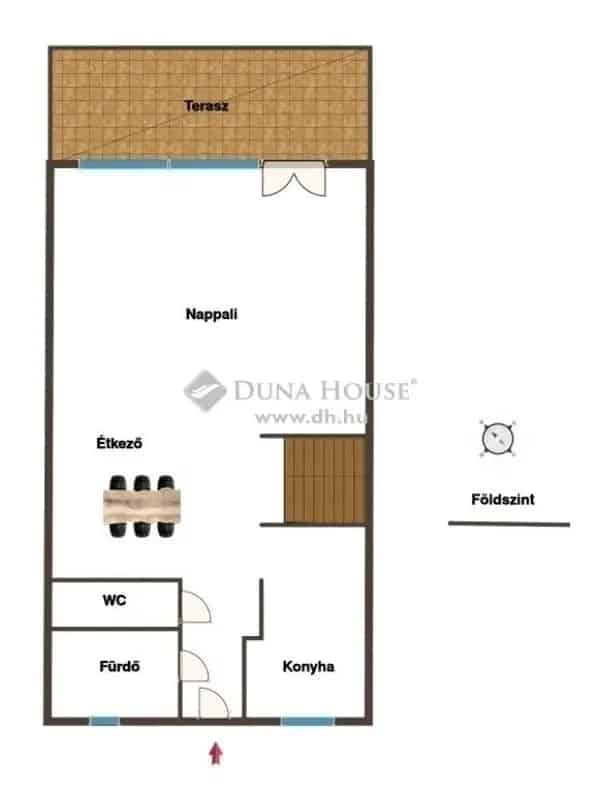 96m2-es felujitott sorhazi lakás elado Kecskemeten